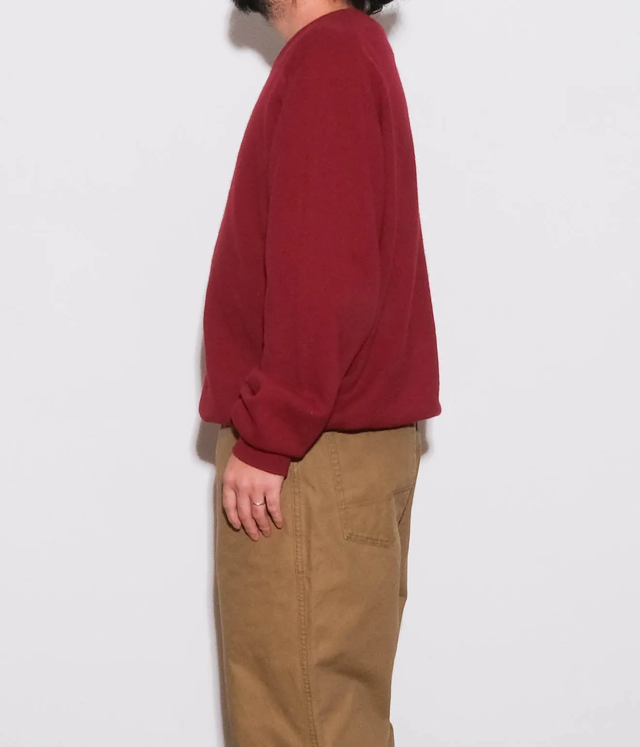 90's LAND'S END Lamswool Sweaters (Bordeaux)