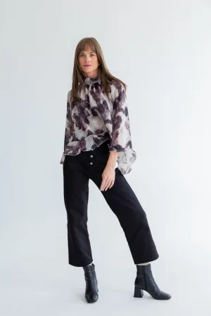 Arianna Blouse Purple Shadow