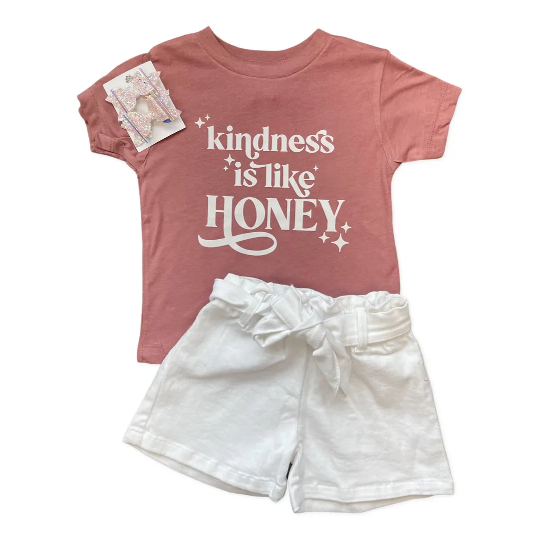 Kindness is Like Honey Toddler Tee