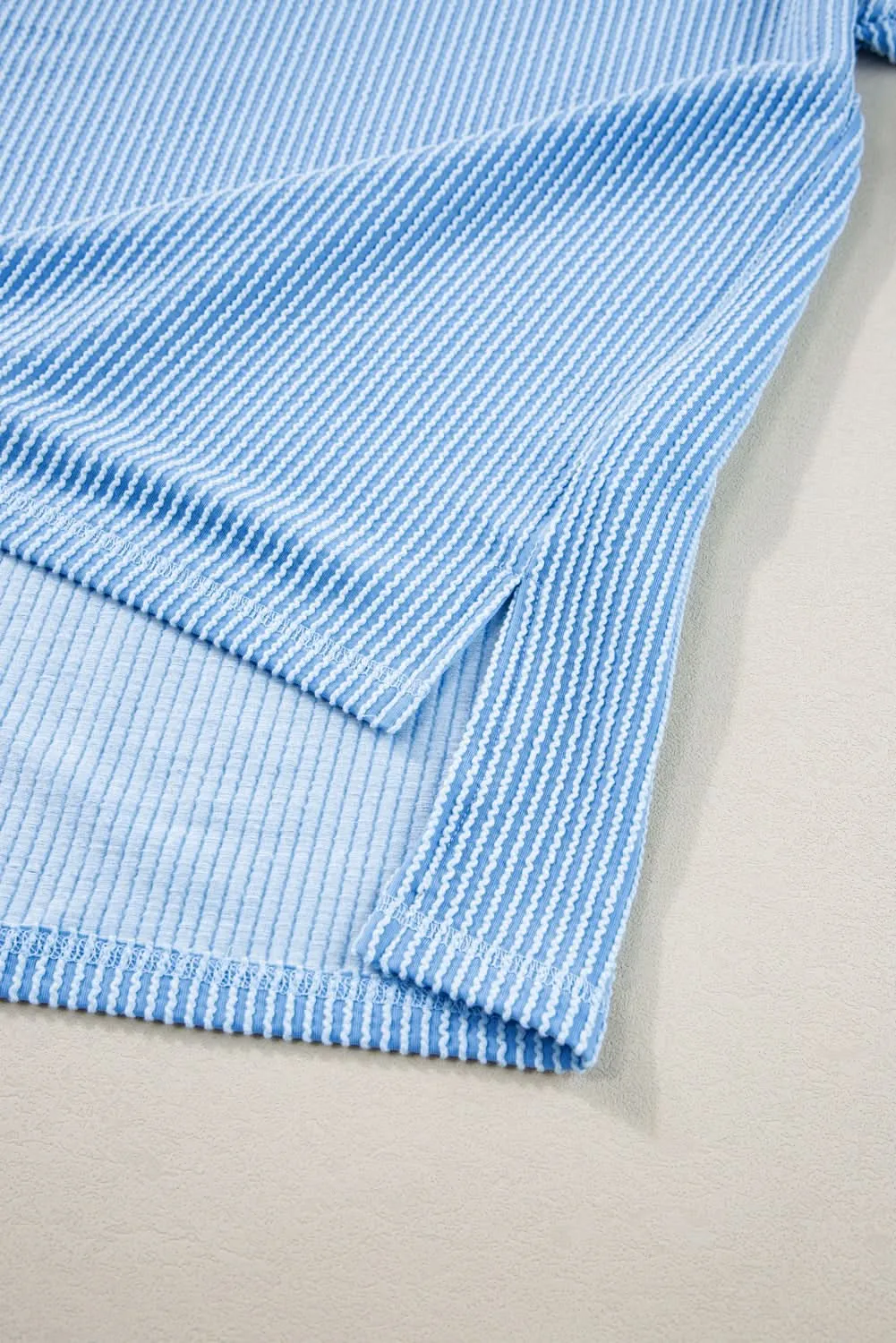 Light blue plus size lounge set