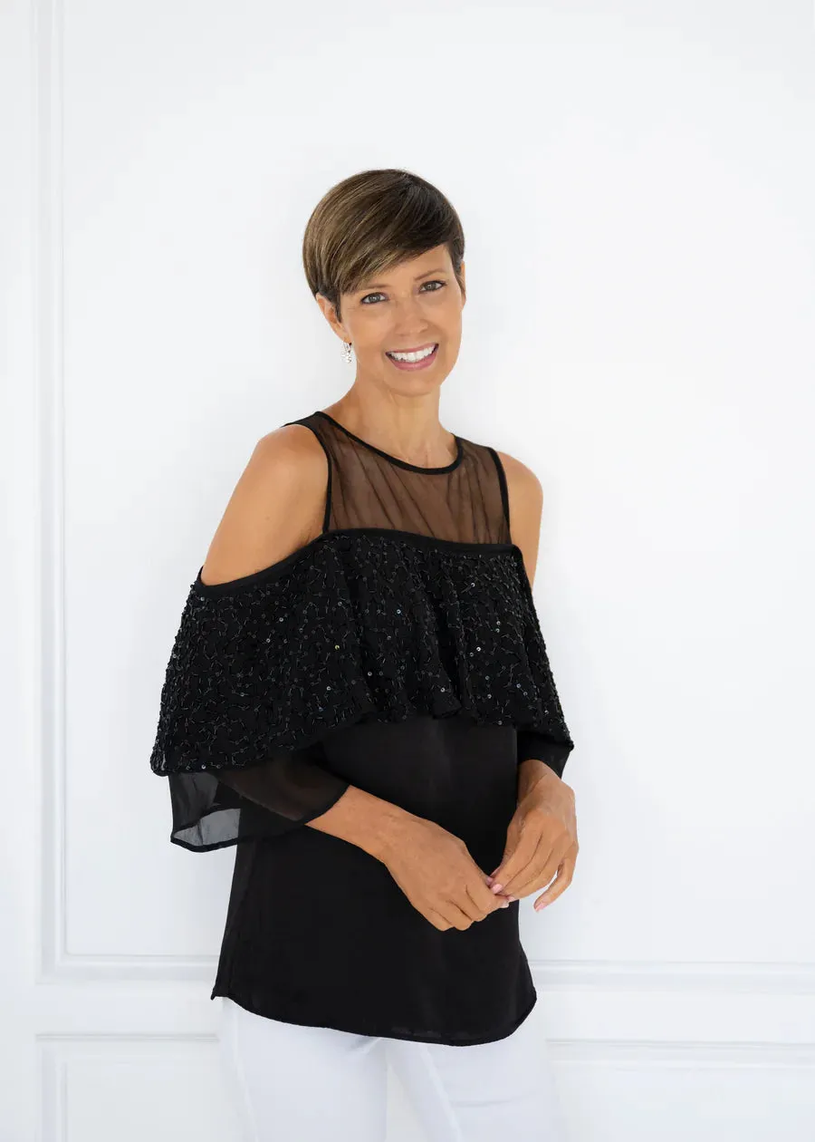 Louiselynette Clara disgn satin blouse