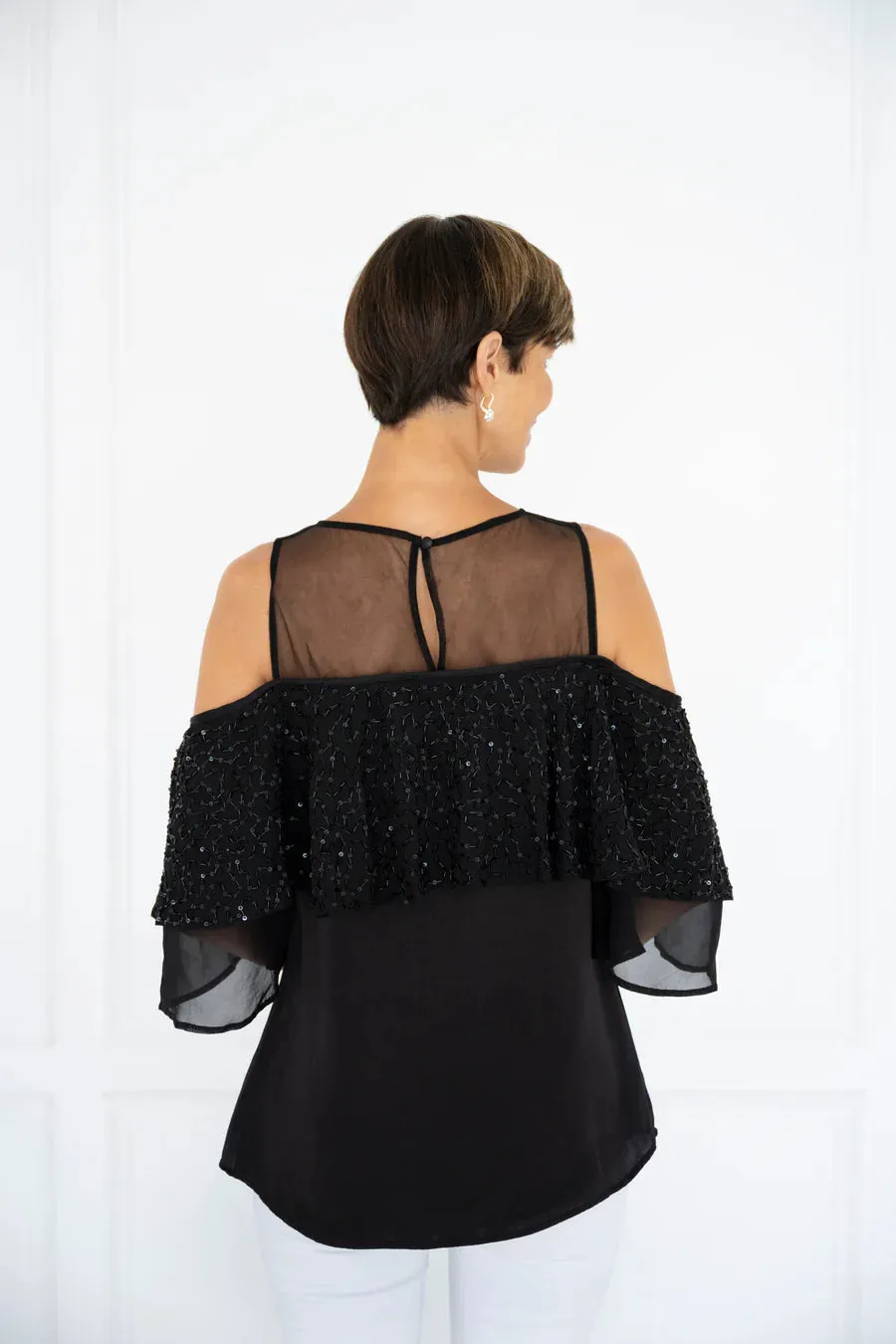 Louiselynette Clara disgn satin blouse
