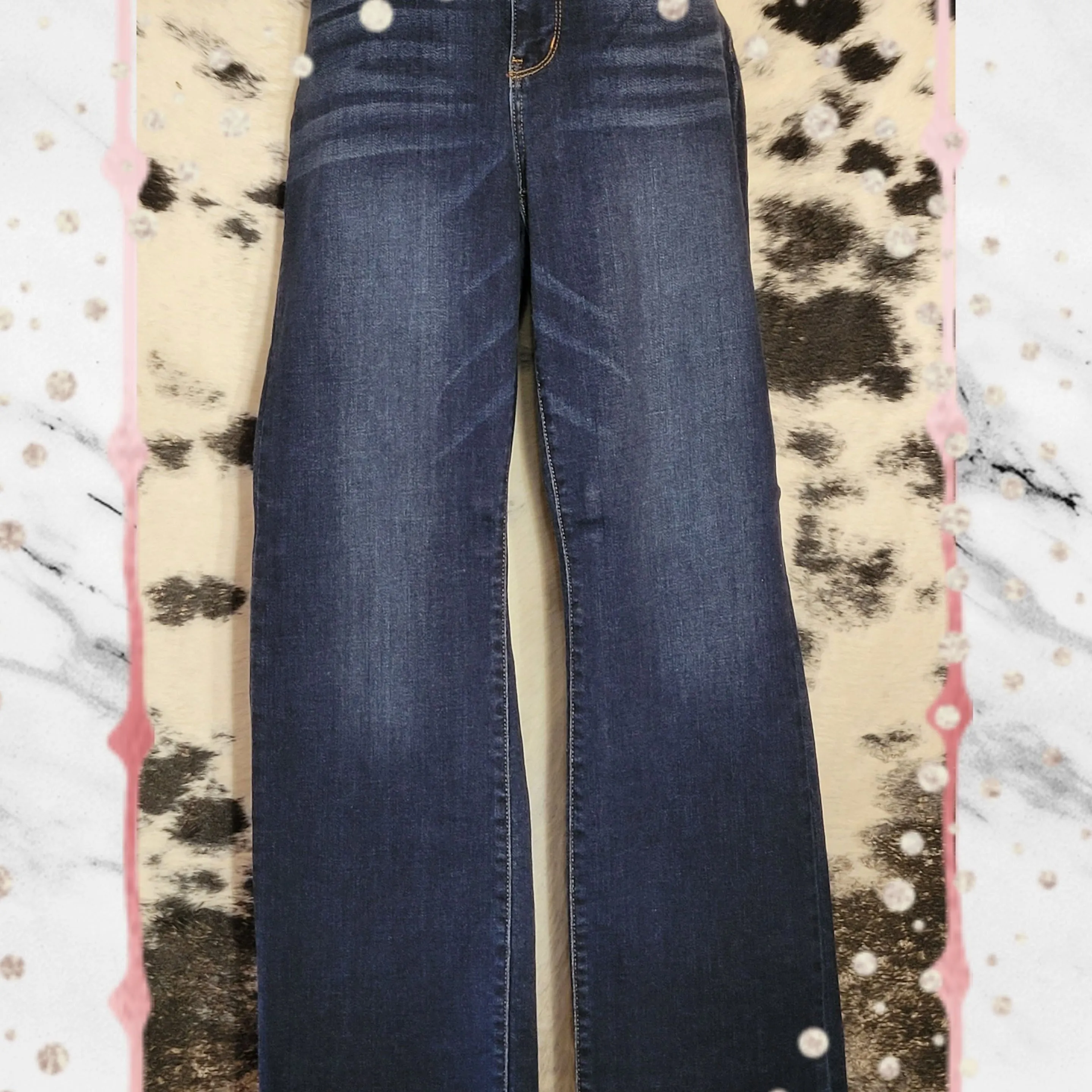 Mid Rise, Dark Wash Bootcut Jeans, Goddess, Judy Blue