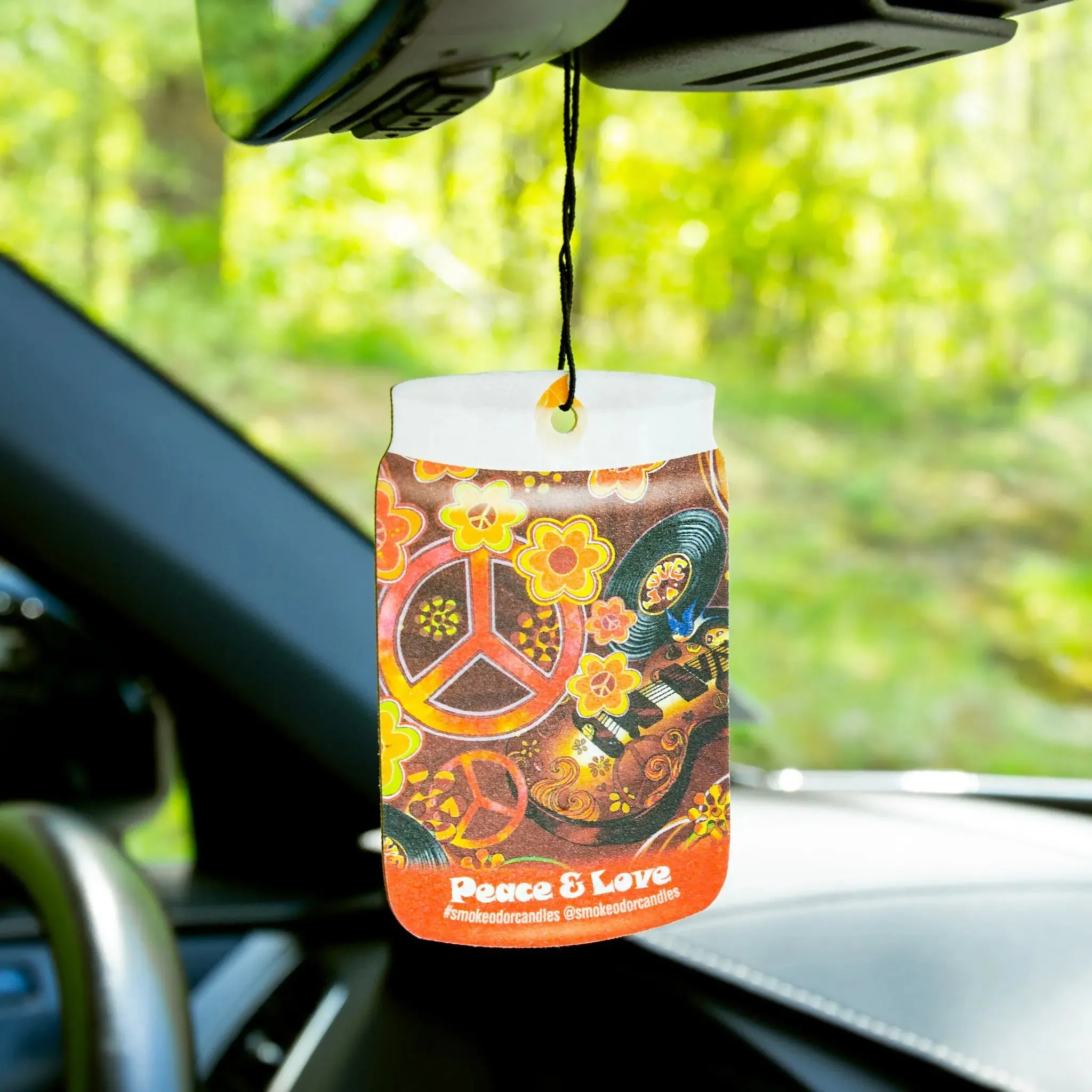 Peace & Love Car Air Freshener