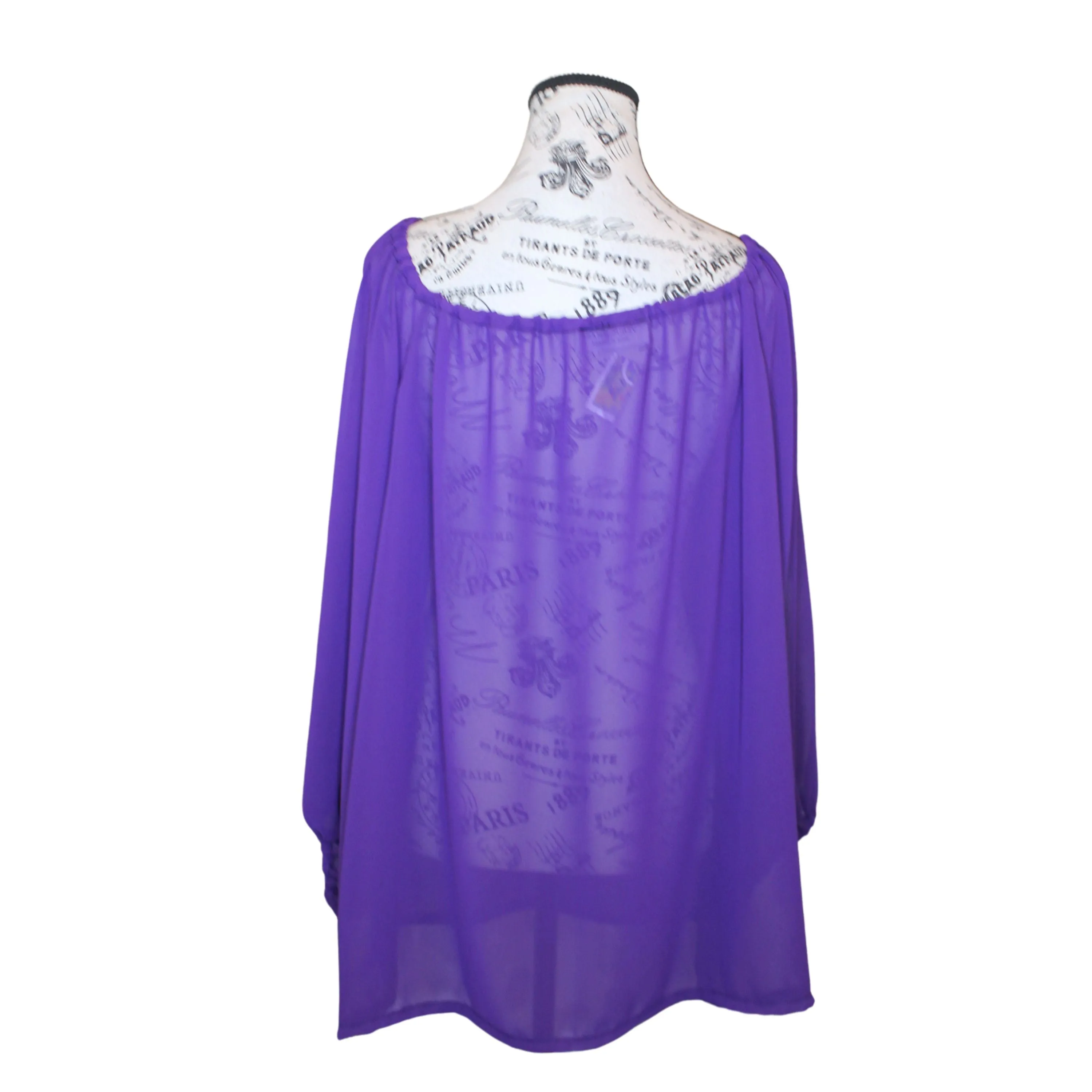 The VM Chiffon Blouse w/ Bishop Sleeves
